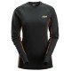 Bluză termică de damă, din lână merino, Snickers Workwear, Stay Warm, 9470, Black/Anthracite Melange