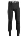 Pantaloni termici ușori, din poliester tratat cu cărbune de bambus, Snickers Workwear, Stay Fresh, 9494, Black