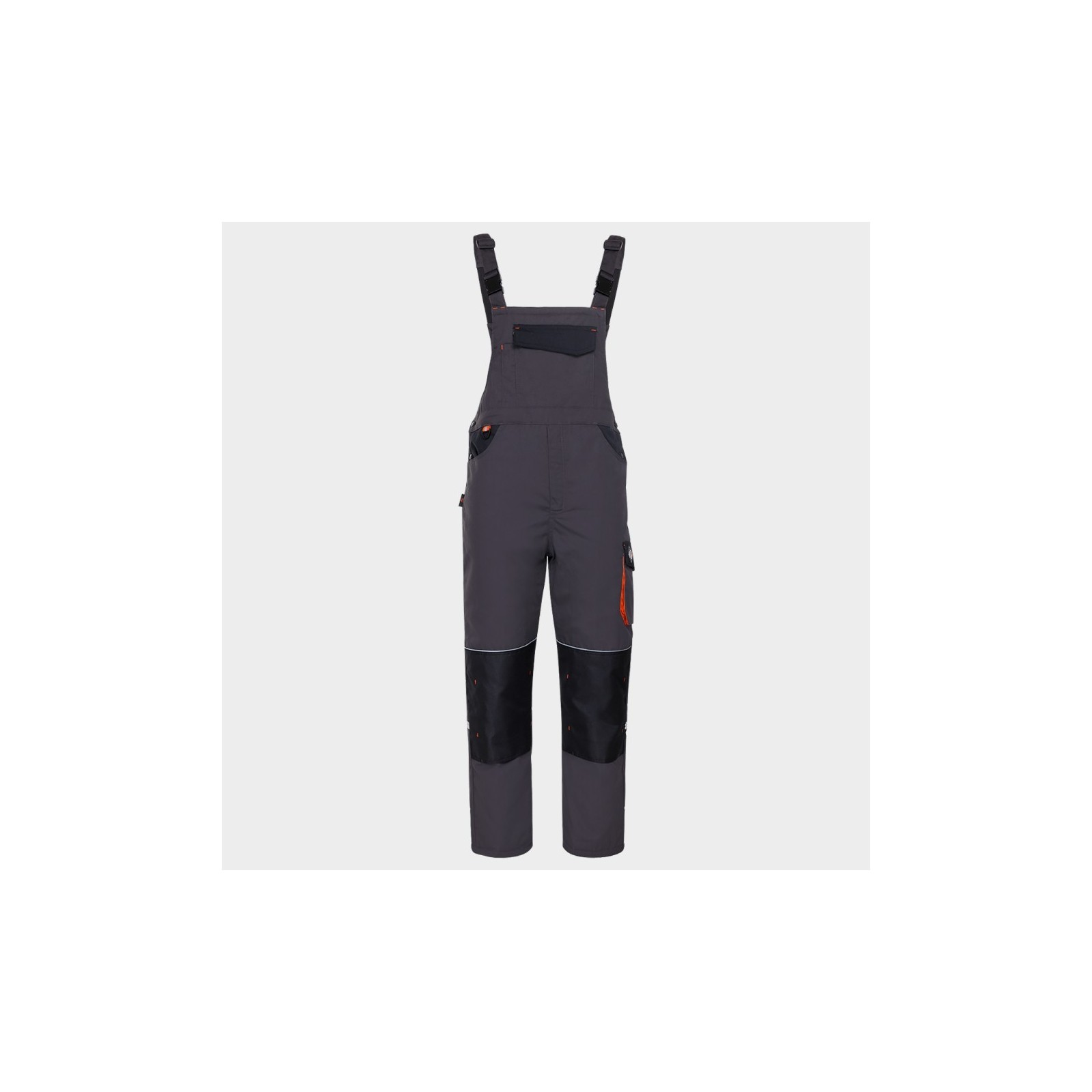 Pantaloni cu pieptar de lucru pentru iarnă, din tercot, 260 g/mp, Emerton