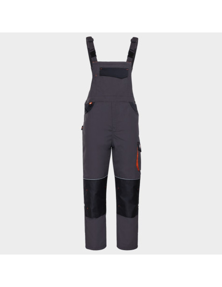 Pantaloni cu pieptar de lucru pentru iarnă, din tercot, 260 g/mp, Emerton