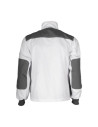Jachetă de lucru, toate sezoanele, din tercot, cu buzunare multifuncționale, 260 g/mp, Kastor White