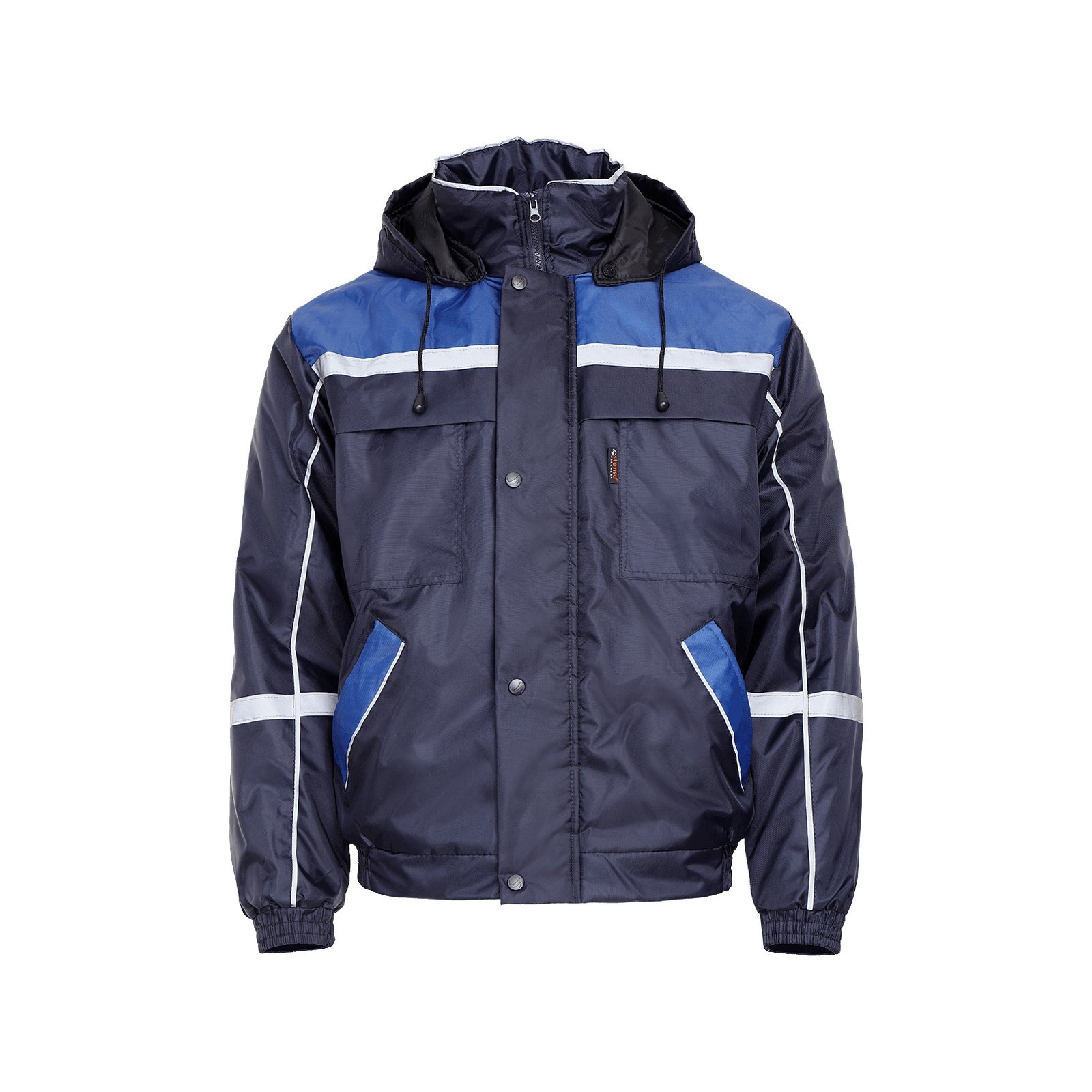 Geacă de iarnă din poliester, impermeabilă, cu elemente reflectorizante, Collins Blue