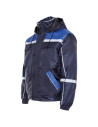 Geacă de iarnă din poliester, impermeabilă, cu elemente reflectorizante, Collins Blue