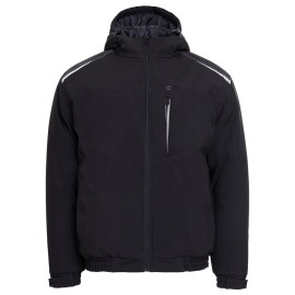 Jachetă softshell de iarnă, flexibilă, căptușită & impermeabilă, de bărbați, Revolt Black