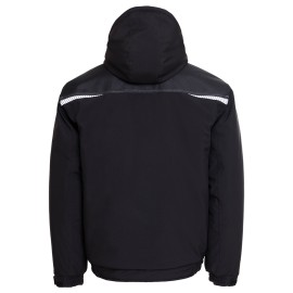 Jachetă softshell de iarnă, flexibilă, căptușită & impermeabilă, de bărbați, Revolt Black