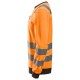 Bluză reflectorizantă, CL 2/3, Snickers Workwear, AllroundWork, 8037, Orange