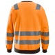 Bluză reflectorizantă, CL 2/3, Snickers Workwear, AllroundWork, 8037, Orange