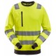 Bluză reflectorizantă, CL 2/3, Snickers Workwear, AllroundWork, 8037, Yellow