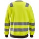 Bluză reflectorizantă, CL 2/3, Snickers Workwear, AllroundWork, 8037, Yellow