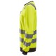 Bluză reflectorizantă, CL 2/3, Snickers Workwear, AllroundWork, 8037, Yellow