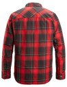 Cămașă căptușită, pentru iarnă, Snickers Workwear, AllroundWork, 8522, Chili Red/Black