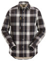 Cămașă căptușită, pentru iarnă, Snickers Workwear, AllroundWork, 8522, Black/Bone White