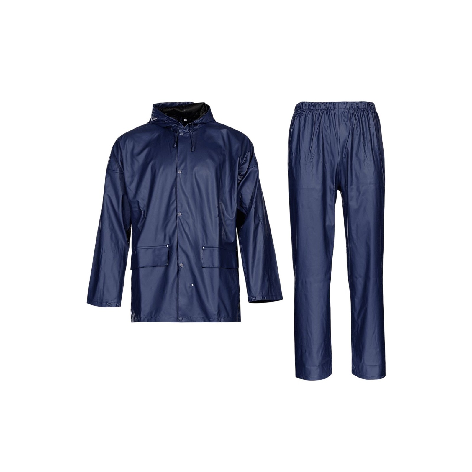Costum de protecție împotriva ploii, din două piese, poliester/poliuretan, Stormer Blue