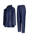 Costum de protecție împotriva ploii, din două piese, poliester/poliuretan, Stormer Blue