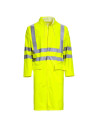 Pelerină impermeabilă, lungă, reflectorizantă, cu glugă, Stormer Yellow