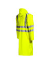 Pelerină impermeabilă, lungă, reflectorizantă, cu glugă, Stormer Yellow