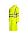 Pelerină impermeabilă, lungă, reflectorizantă, cu glugă, Stormer Yellow