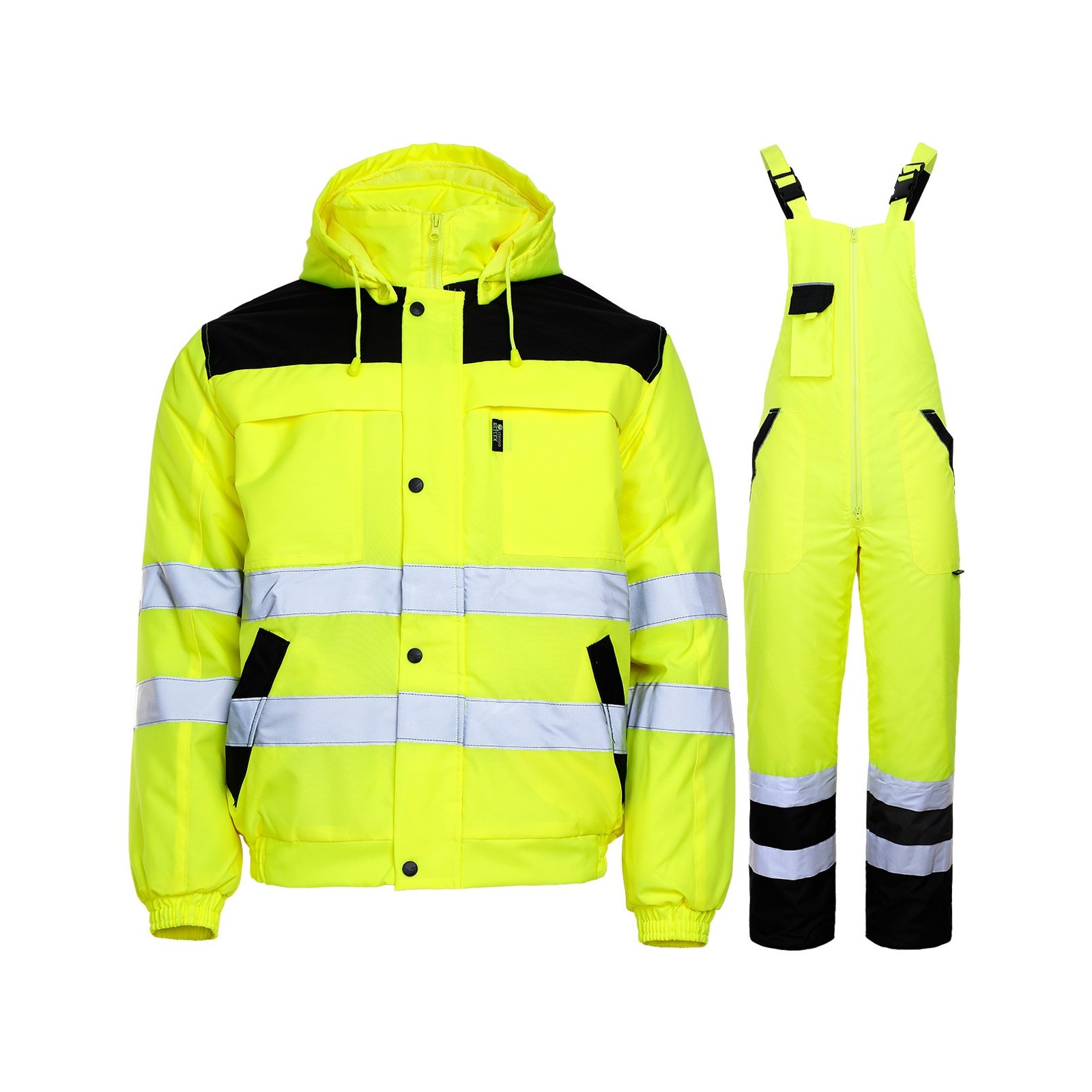 Costum de lucru reflectorizant pentru iarnă, 100% poliester, Collins HV Winter