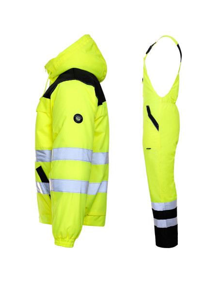 Costum de lucru reflectorizant pentru iarnă, 100% poliester, Collins HV Winter