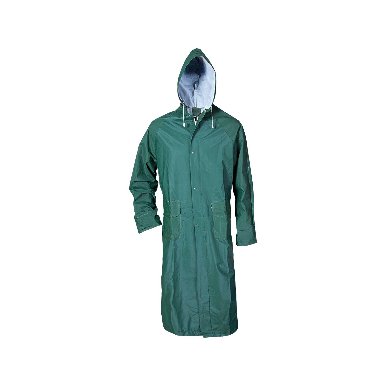 Pelerină de protecție împotriva ploii, cu ventilație pe spate și sub brațe, PVC/PE, Kelso Green