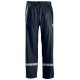 Pantaloni de ploaie cu benzi reflectorizante, din poliuretan, Snickers Workwear, 8201, Navy