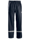 Pantaloni de ploaie cu benzi reflectorizante, din poliuretan, Snickers Workwear, 8201, Navy