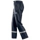 Pantaloni de ploaie cu benzi reflectorizante, din poliuretan, Snickers Workwear, 8201, Navy