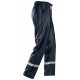 Pantaloni de ploaie cu benzi reflectorizante, din poliuretan, Snickers Workwear, 8201, Navy