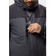 Geacă impermeabilă, termoizolantă, cu glugă, de iarnă, Snickers Workwear, AllroundWork, 1112, Steel Grey/Dark Steel Grey