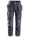 Pantaloni de lucru, cu buzunare holster, Snickers Workwear, AllroundWork, 6201, Steel Grey/Steel Grey
