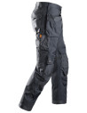 Pantaloni de lucru, cu buzunare holster, Snickers Workwear, AllroundWork, 6201, Steel Grey/Steel Grey
