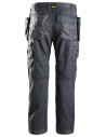 Pantaloni de lucru, cu buzunare holster, Snickers Workwear, AllroundWork, 6201, Steel Grey/Steel Grey