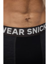 Pantaloni termici pentru bărbați, din lână merino, Snickers Workwear, Stay Warm, 9481, Black/Anthracite Melange