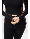 Pantaloni termici de damă, din lână merino, Snickers Workwear, Stay Warm, 9471, Black/Anthracite Melange