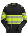 Bluză reflectorizantă, CL 1, Snickers Workwear, 2830, Black/High Vis Yellow