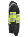 Bluză reflectorizantă, CL 1, Snickers Workwear, 2830, Black/High Vis Yellow