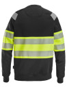 Bluză reflectorizantă, CL 1, Snickers Workwear, 2830, Black/High Vis Yellow
