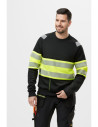 Bluză reflectorizantă, CL 1, Snickers Workwear, 2830, Black/High Vis Yellow