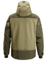 Geacă impermeabilă, termoizolantă, cu glugă, de iarnă, Snickers Workwear, AllroundWork, 1112, Steel Grey/Dark Steel Grey