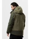 Geacă impermeabilă, termoizolantă, cu glugă, de iarnă, Snickers Workwear, AllroundWork, 1112, Steel Grey/Dark Steel Grey