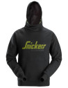 Hanorac cu glugă & logo, pentru bărbați, bumbac&poliester, Snickers Workwear, 2845, Black