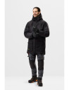 Geacă parka impermeabilă, căptușită, cu glugă, de iarnă, Snickers Workwear, AllroundWork, 1801, Black/Black