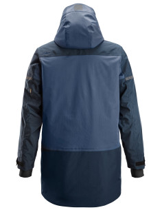 Geacă parka impermeabilă, căptușită, cu glugă, de iarnă, Snickers Workwear, AllroundWork, 1801, Navy/Dark Navy 2