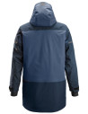Geacă parka impermeabilă, căptușită, cu glugă, de iarnă, Snickers Workwear, AllroundWork, 1801, Navy/Dark Navy