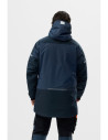 Geacă parka impermeabilă, căptușită, cu glugă, de iarnă, Snickers Workwear, AllroundWork, 1801, Navy/Dark Navy