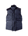Vestă căptușită unisex, de iarnă, cu multiple buzunare, Boston Black