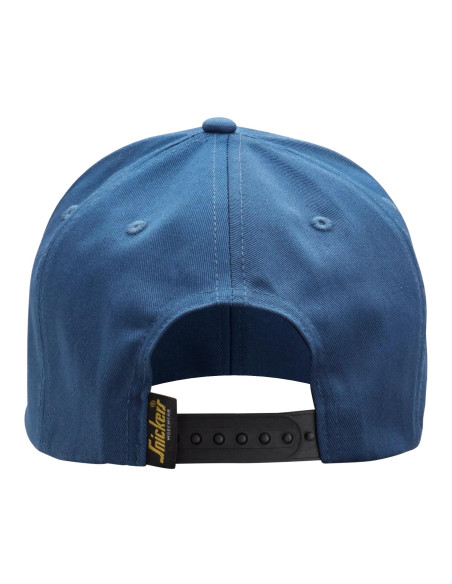 Șapcă reglabilă unisex, 100% bumbac, 340 g/mp, Snickers Workwear AllroundWork, 9079, Deep Blue