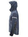 Jachetă softshell, cu glugă, Snickers Workwear, AllroundWork, 1229, Navy/Black
