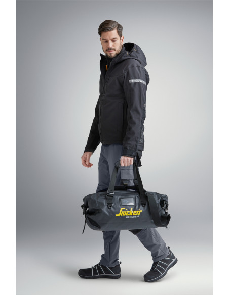 Geanta de voiaj impermeabila & usoara, 30 litri, negru, Snickers Workwear
