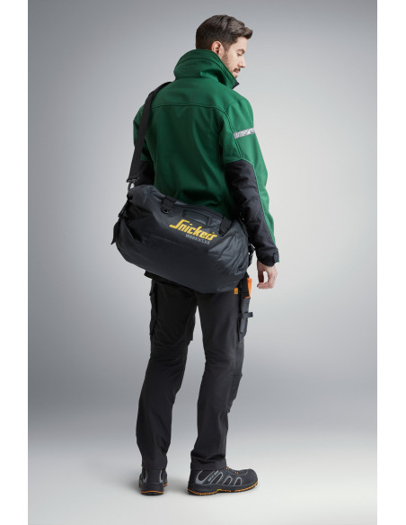 Geanta de voiaj impermeabila & usoara, 30 litri, negru, Snickers Workwear